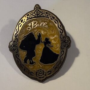 Disney Monogram Belle Antique Locket Pin